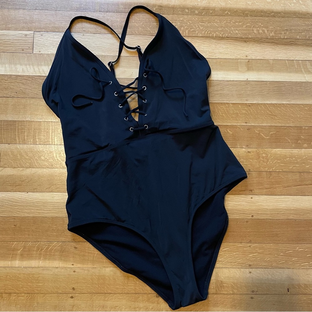 Afriel & Tabbris Australia Halle Lace Up One Piece Swimsuit